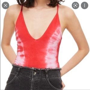 TOPSHOP Tie-dye Body Suit